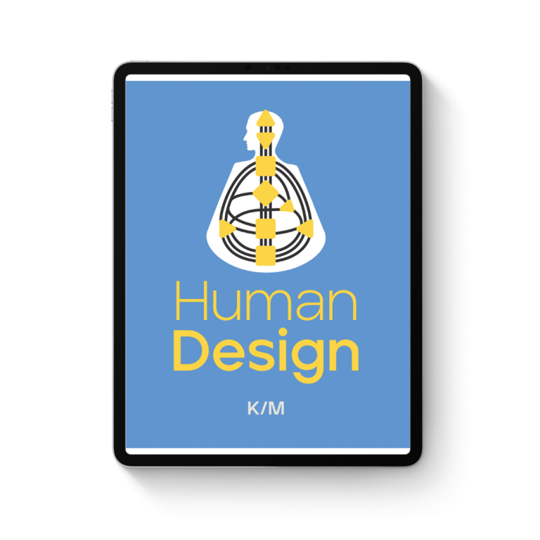 Human Design on tablet